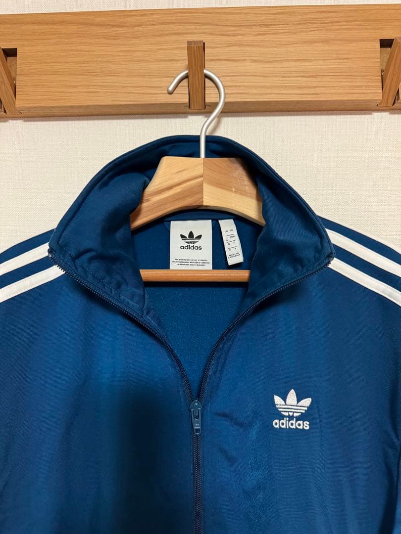 adidas トラックジャケット ネイビー 3本ライン