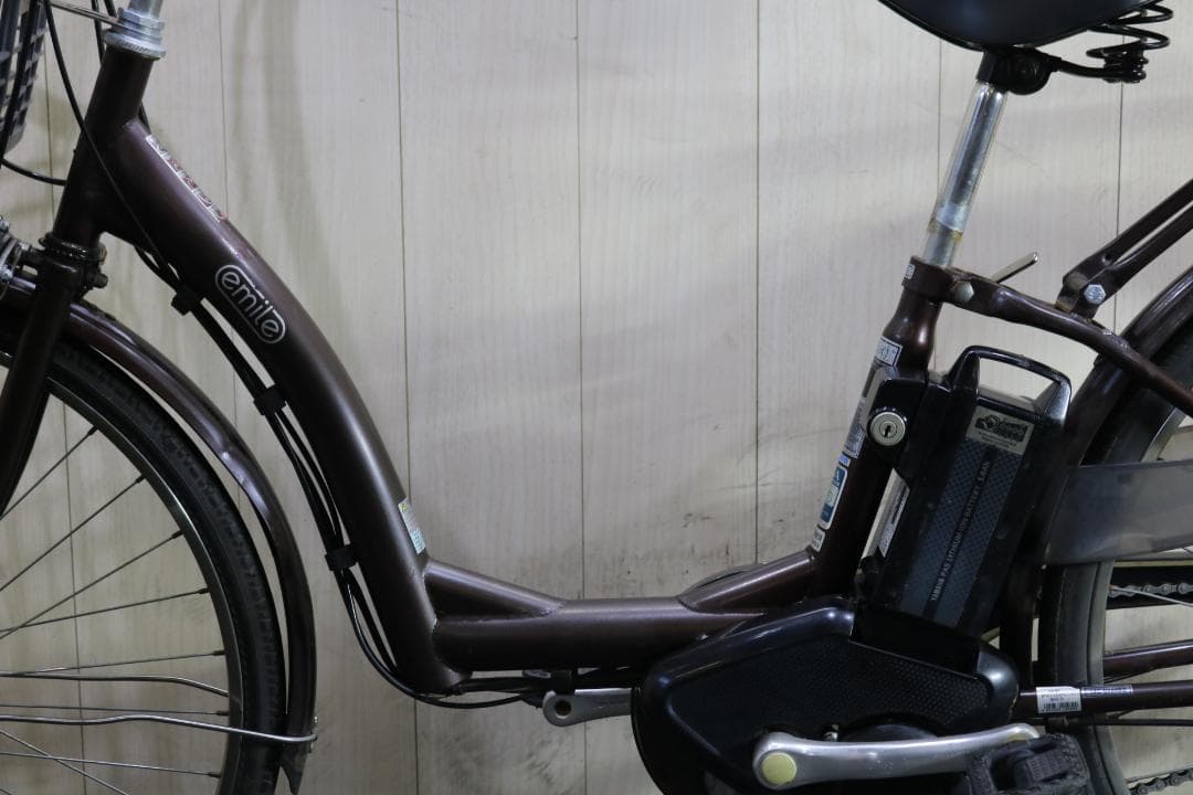 SAIMOTO emile リチウム8.7AH 26インチ 3段 LED　茶色