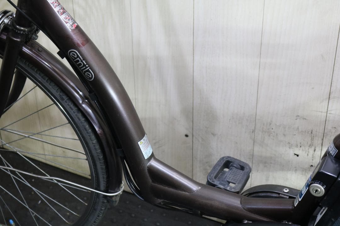 SAIMOTO emile リチウム8.7AH 26インチ 3段 LED　茶色
