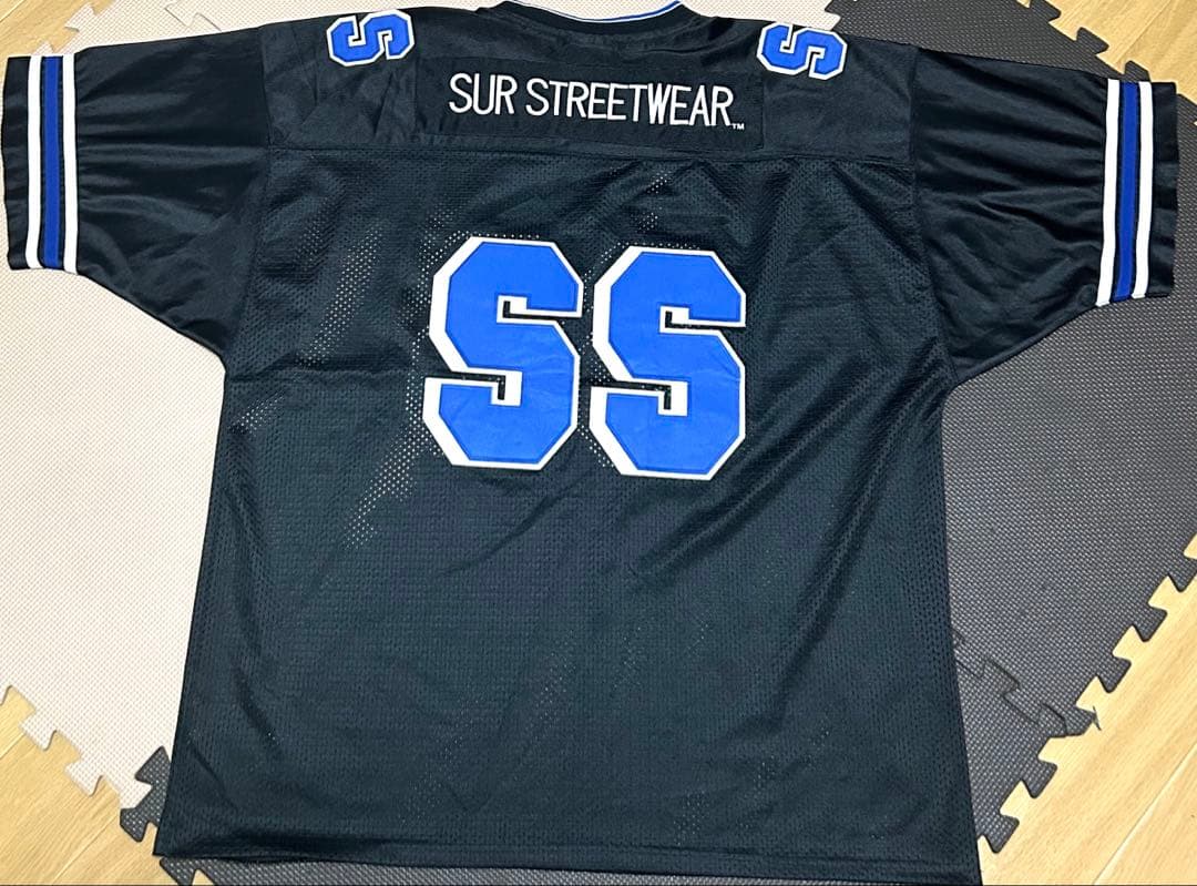 希少　SUR STREET WEAR フットボールシャツ