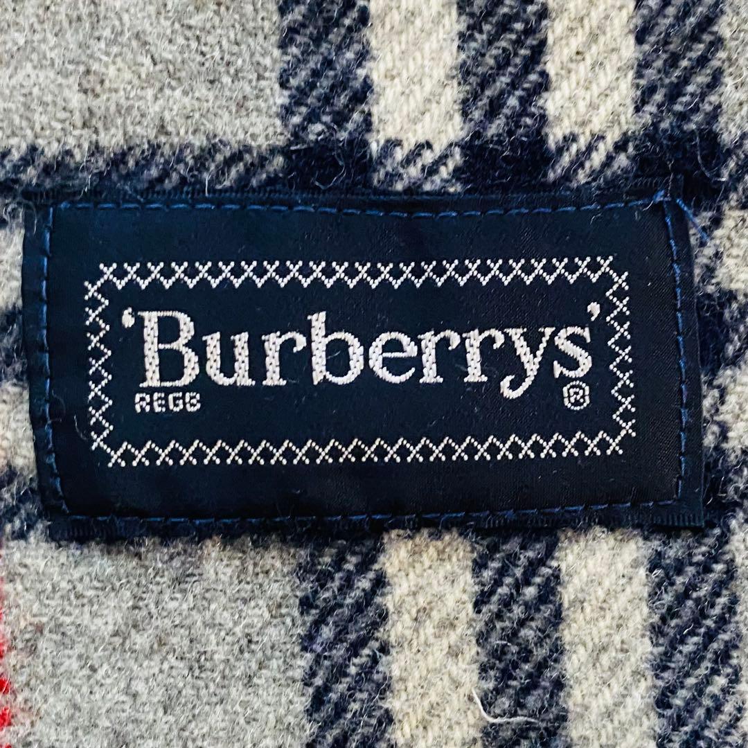 Burberrys チェック柄ブランケット 約65 cmX1 20cm ひざ掛け