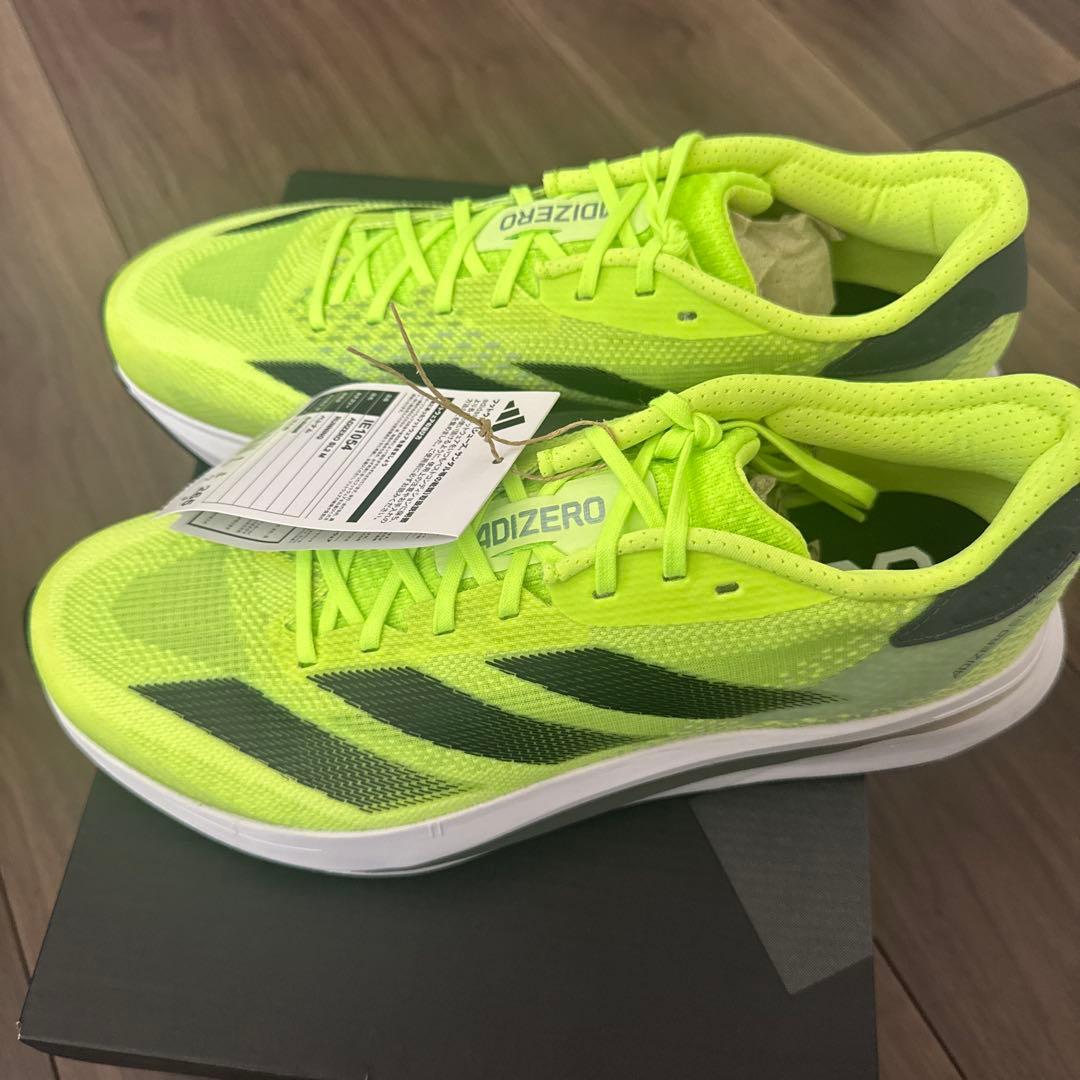 ADIZERO SL2 スパイクシューズ 265サイズ 蛍光イエロー