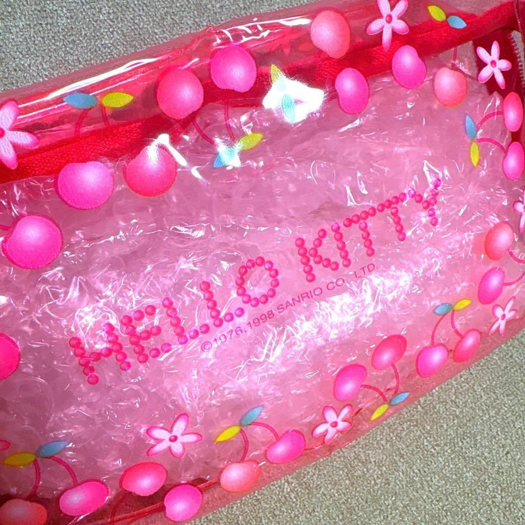 ♡サンリオ♡1998年‼️当時物♡タグ付き未使用♡さくらんぼハローキティポーチ♡