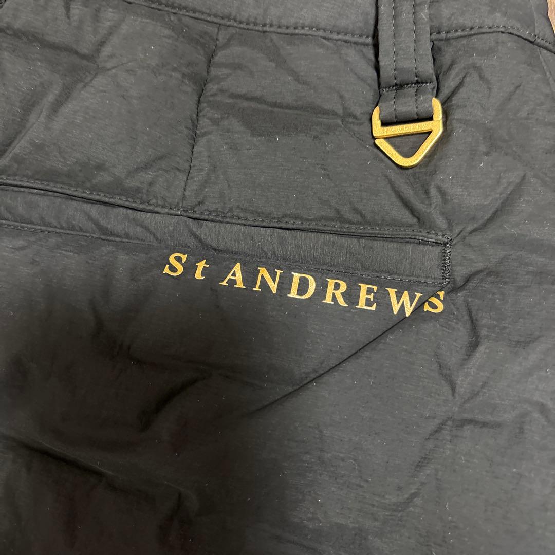 S. ANDREWS 黒キルティングスカート