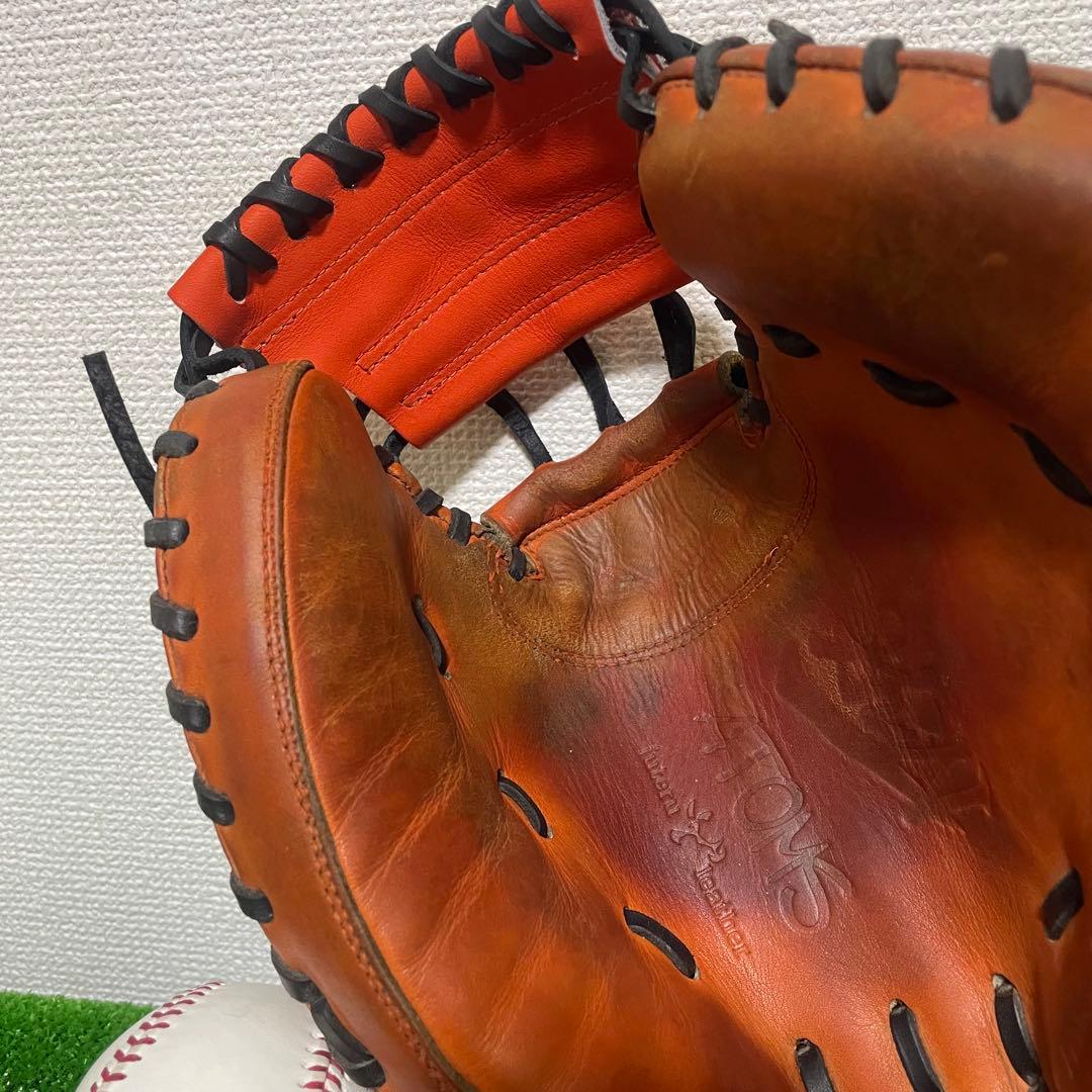 アトムズ　硬式　キャッチャーミット　高校野球対応　限定ジュテルレザー