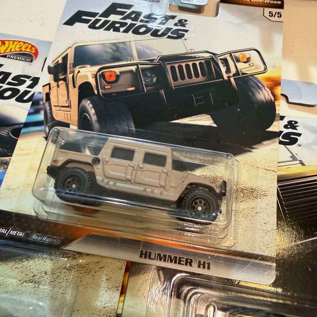 Hotwheels Fast & Furious Off-Road 5台セット