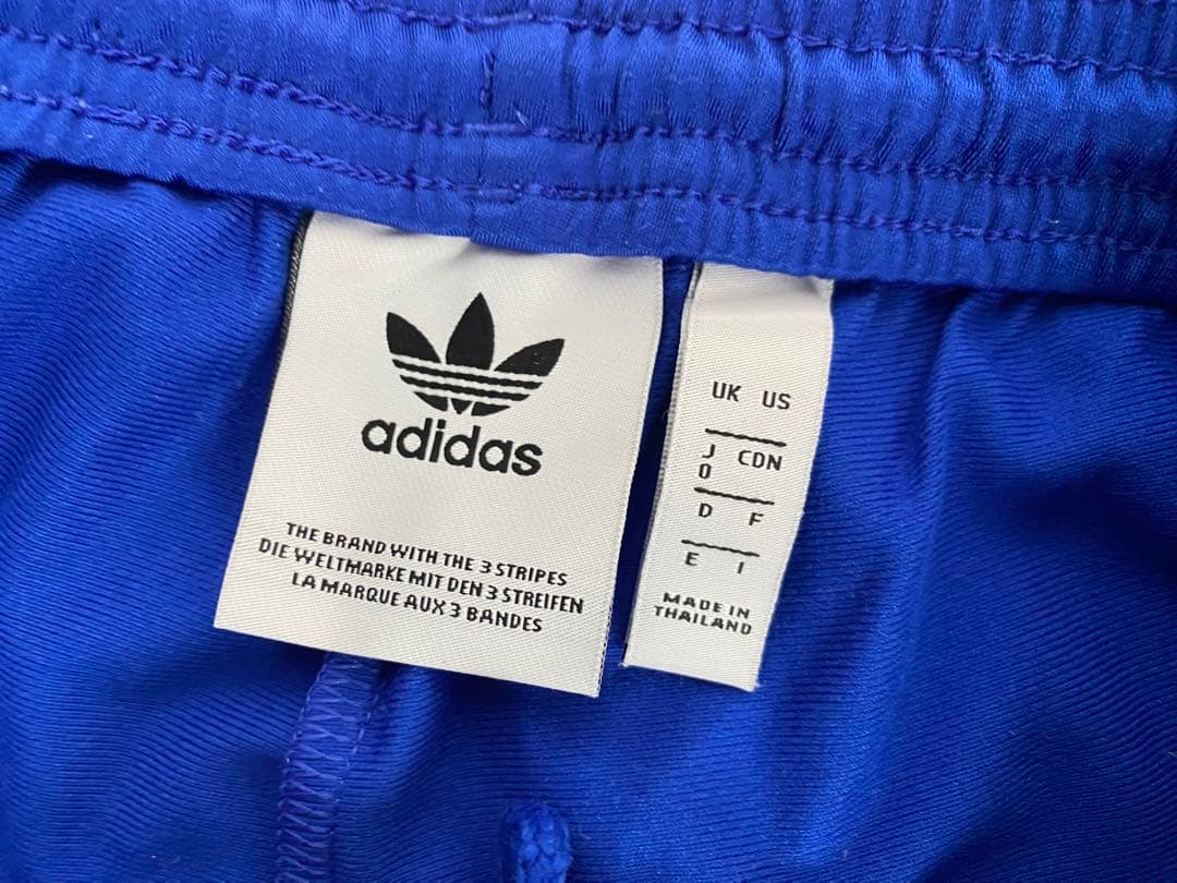 adidas ジャージパンツ 青　size O