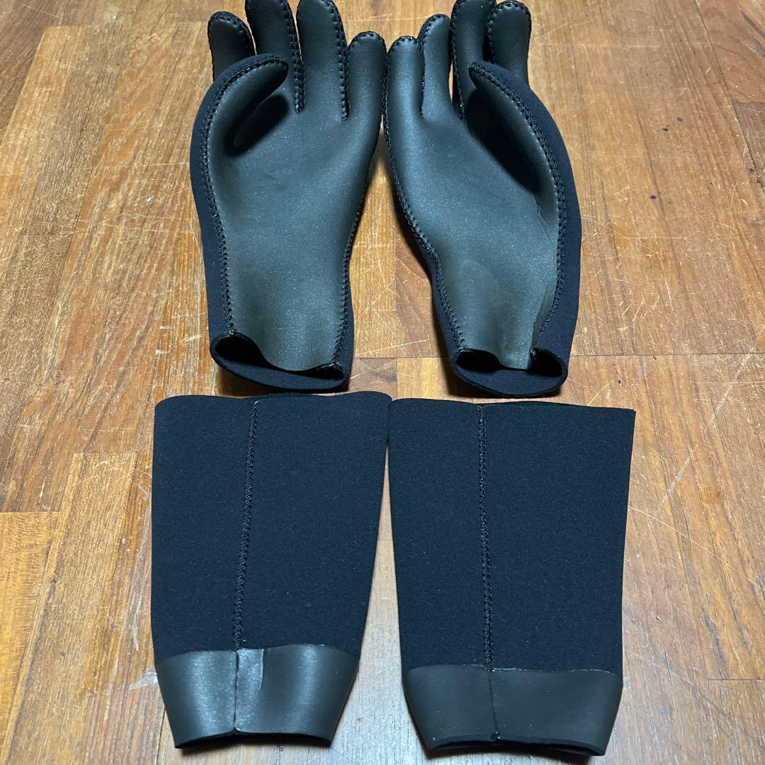 FREEZE PROTEX フィッシンググローブ　レインカフスセット