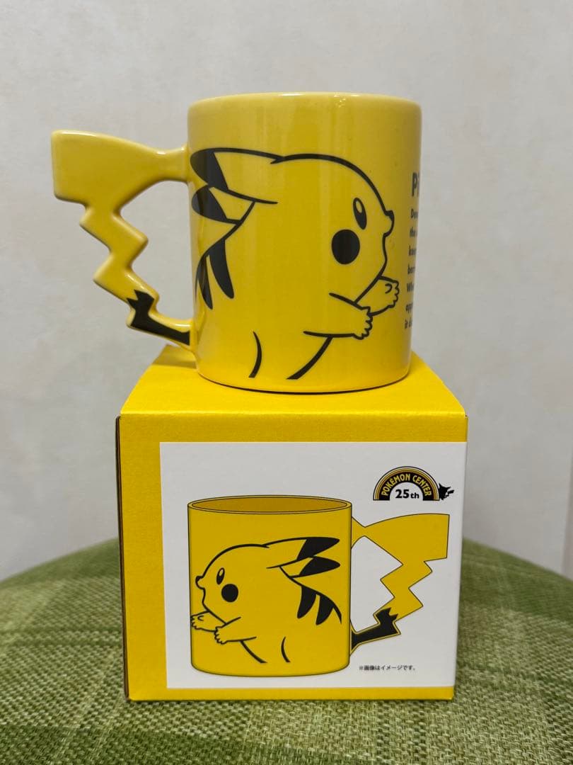 ポケモンセンター 25周年 ピカチュウマグカップ ヨコノート 2種セット　日本製