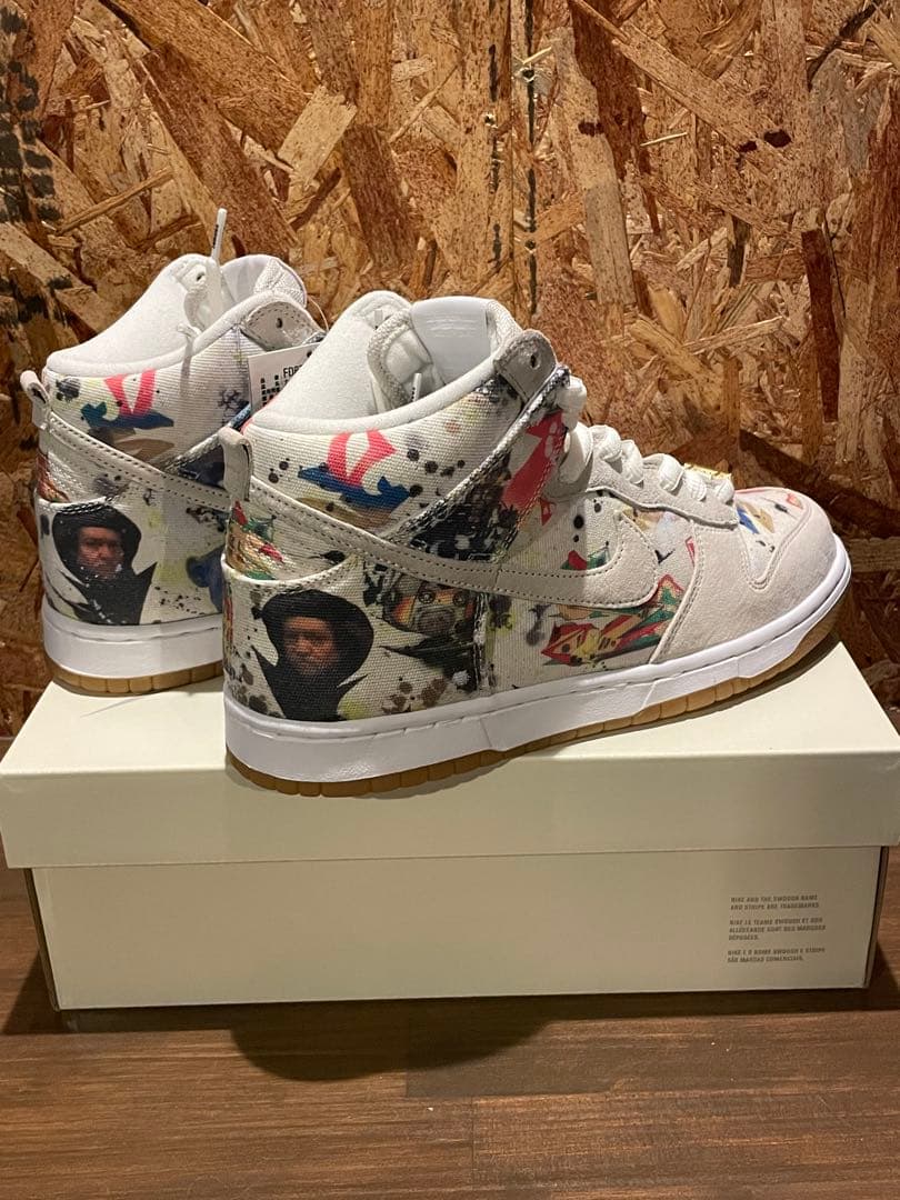 Supreme × Nike SB Dunk High \"Rammellzee\"