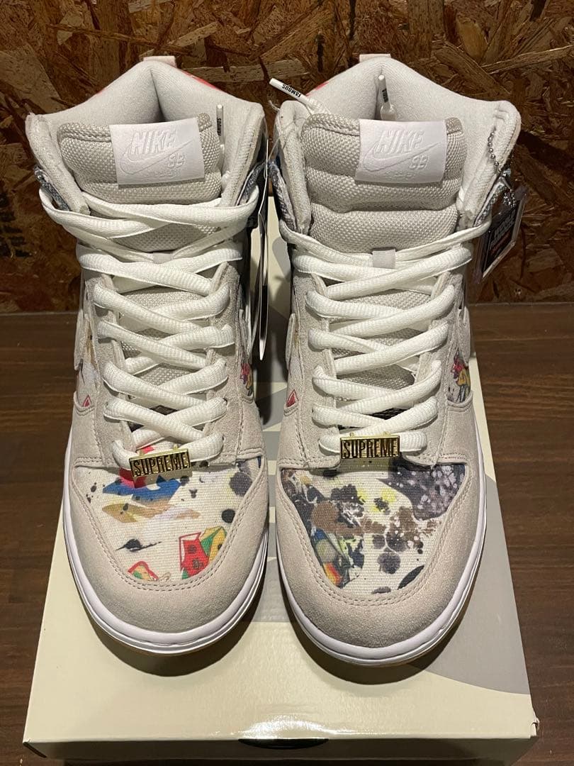 Supreme × Nike SB Dunk High \"Rammellzee\"
