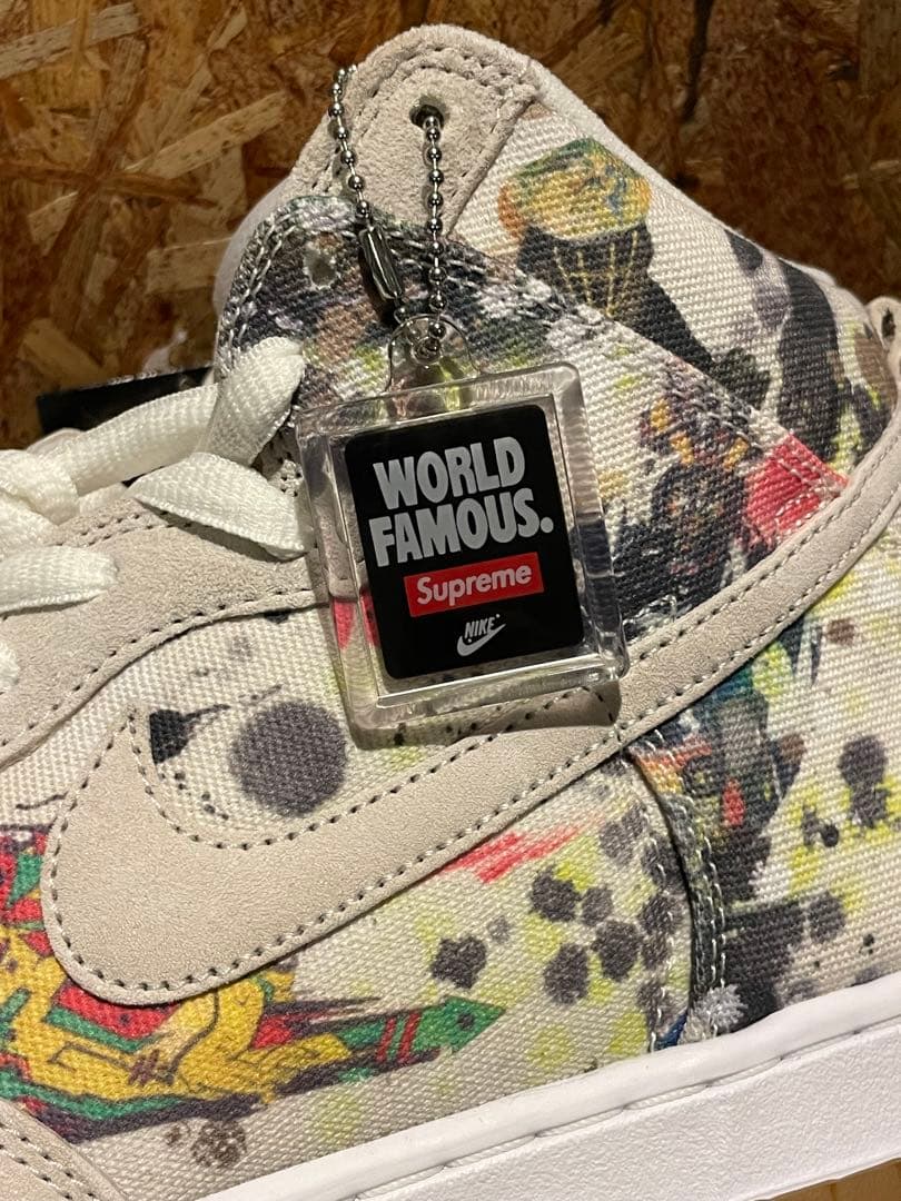 Supreme × Nike SB Dunk High \"Rammellzee\"