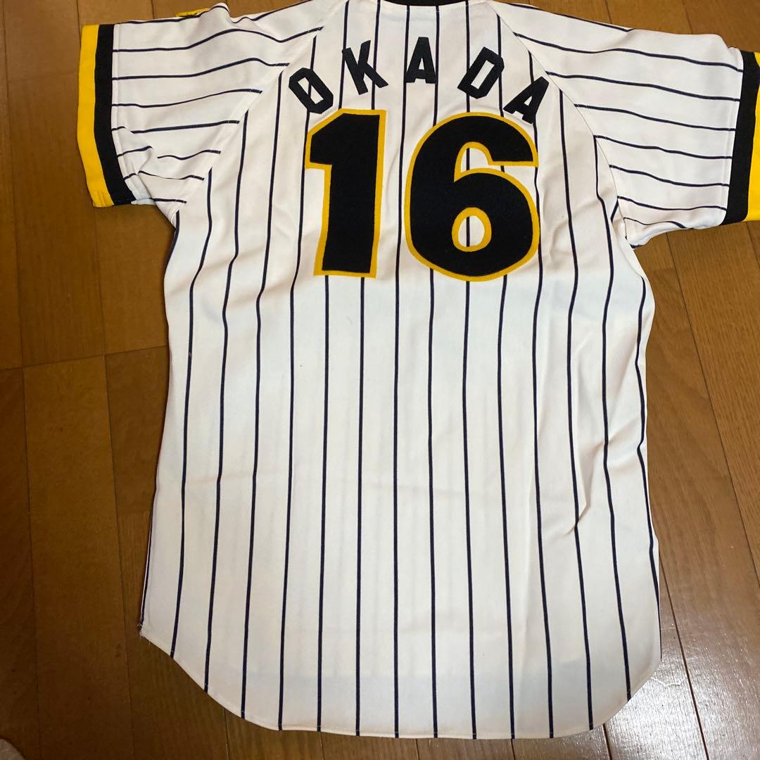 阪神タイガース ユニフォーム シャツ 岡田彰布 背番号16 SSK 当時物