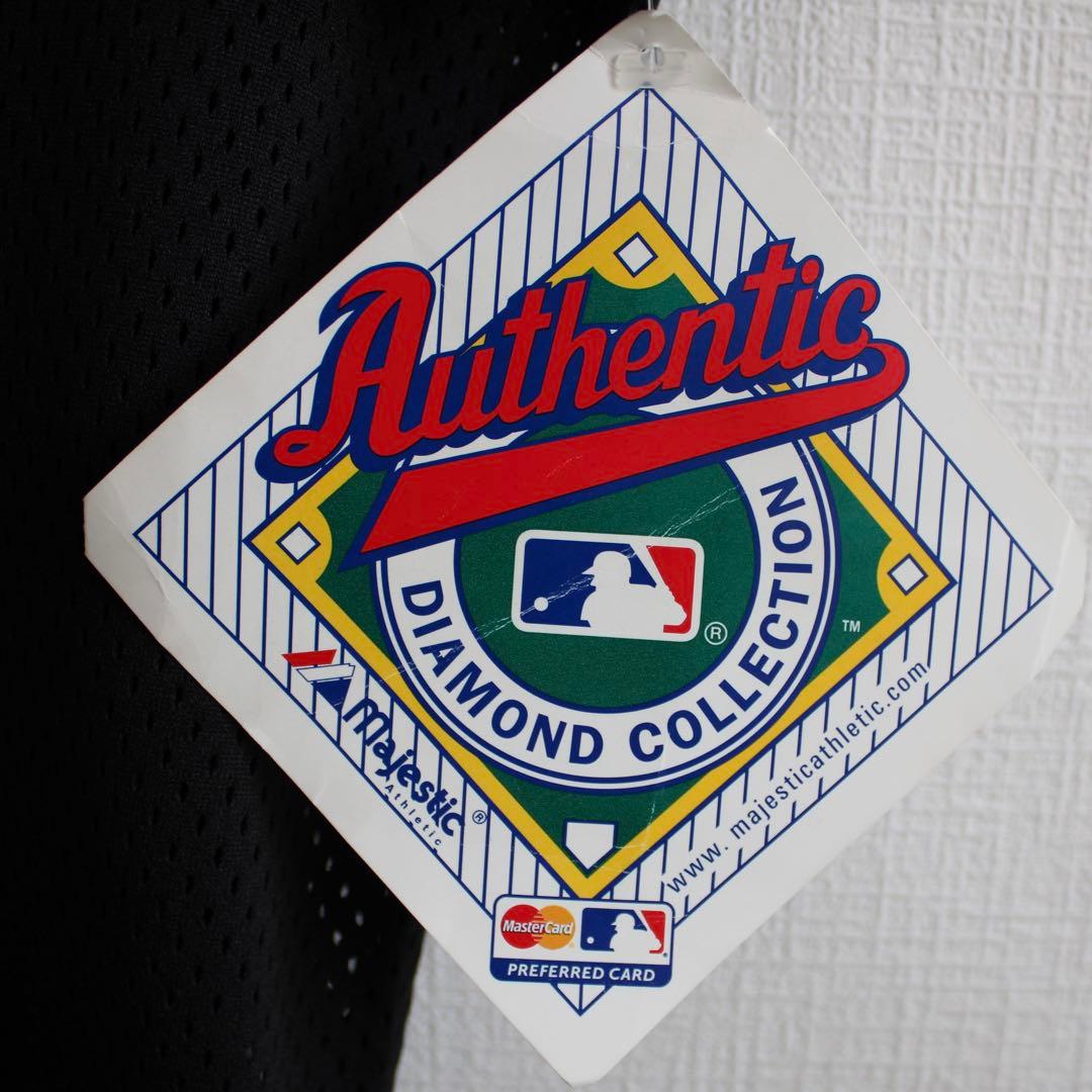 タグ付き未使用　USA製90's majestic NY.Mets ゲームシャツ