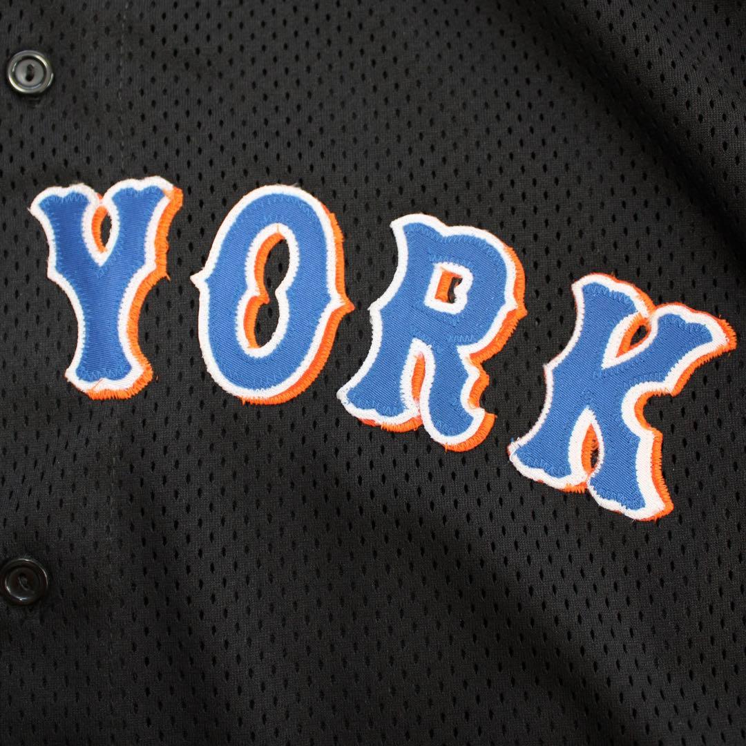 タグ付き未使用　USA製90's majestic NY.Mets ゲームシャツ