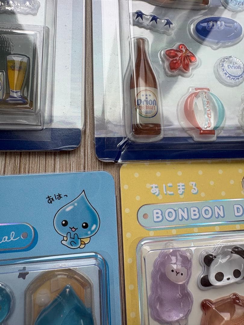 6枚まとめOrionビールしずくちゃん深海魚あにまるイオン限定