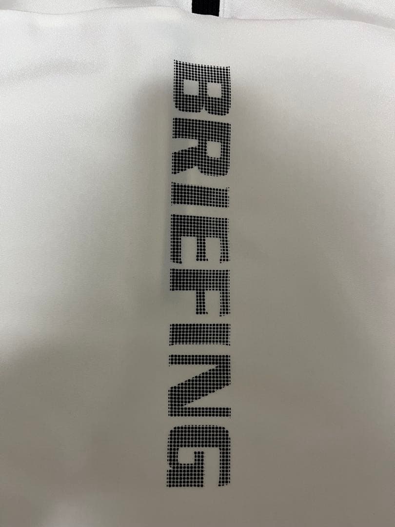 BRIEFING ハーフジップシャツ ホワイト