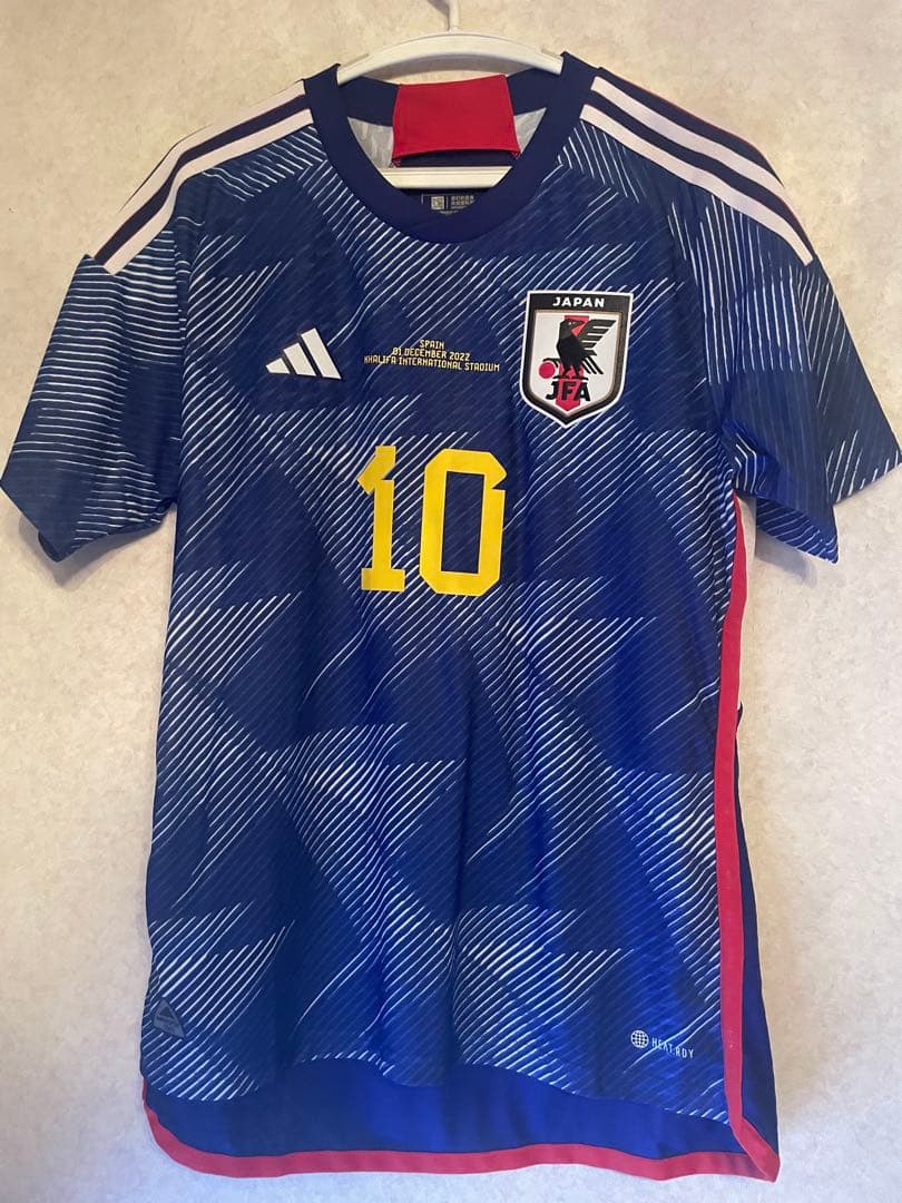 adidas 日本代表 南野拓実 オーセンティック ユニフォーム スペイン戦
