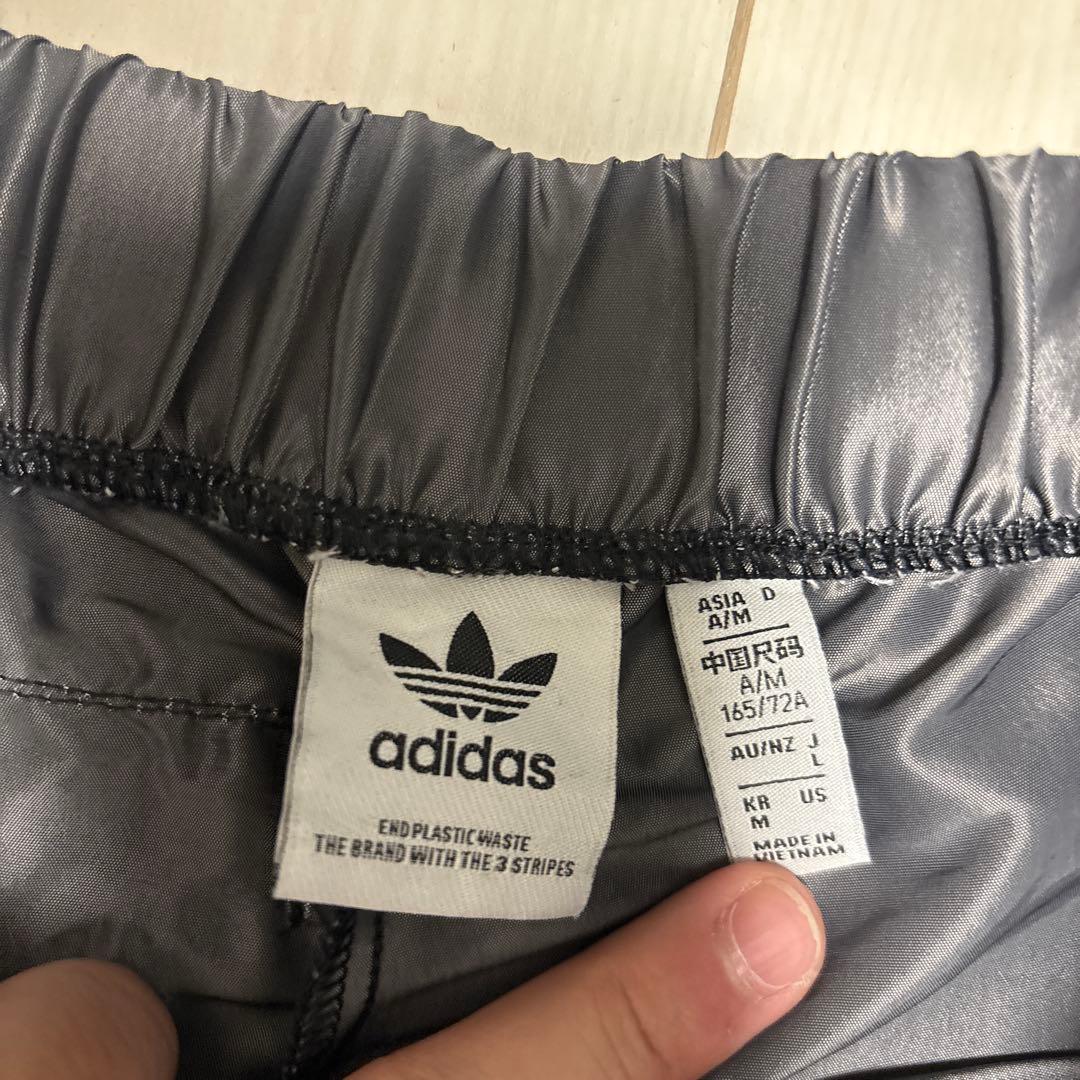 adidas ワイドジャージパンツ L
