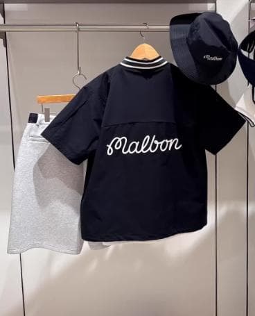 Malbon 2026夏新作 半袖ゴルフウェア 通気性抜群 ストレッチ韓国風 ⭐