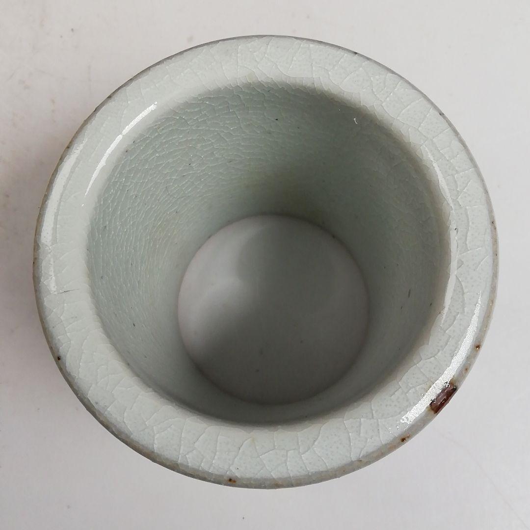 Ｗ４２２　蓋置　『唐津　瓢文』『三玄窯　中里重利』　共箱　茶道具