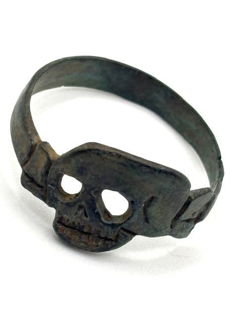 1914’s★ ドイツ帝国陸軍 ★初期 Skull Ring★部隊支給★ WW1