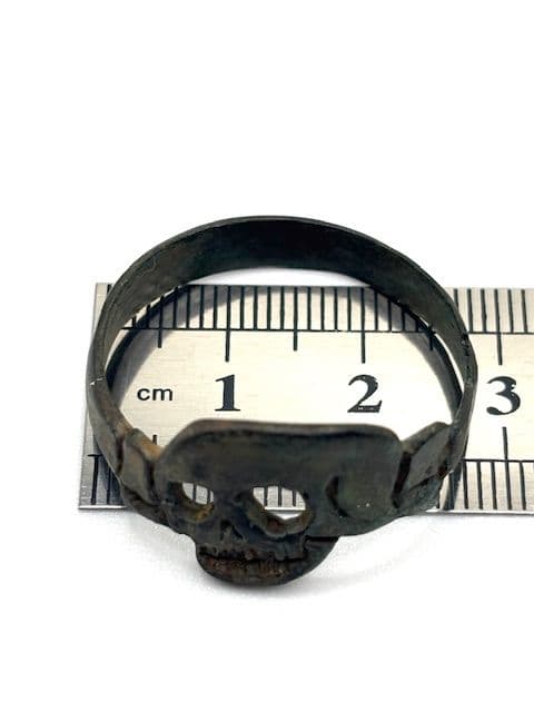 1914’s★ ドイツ帝国陸軍 ★初期 Skull Ring★部隊支給★ WW1