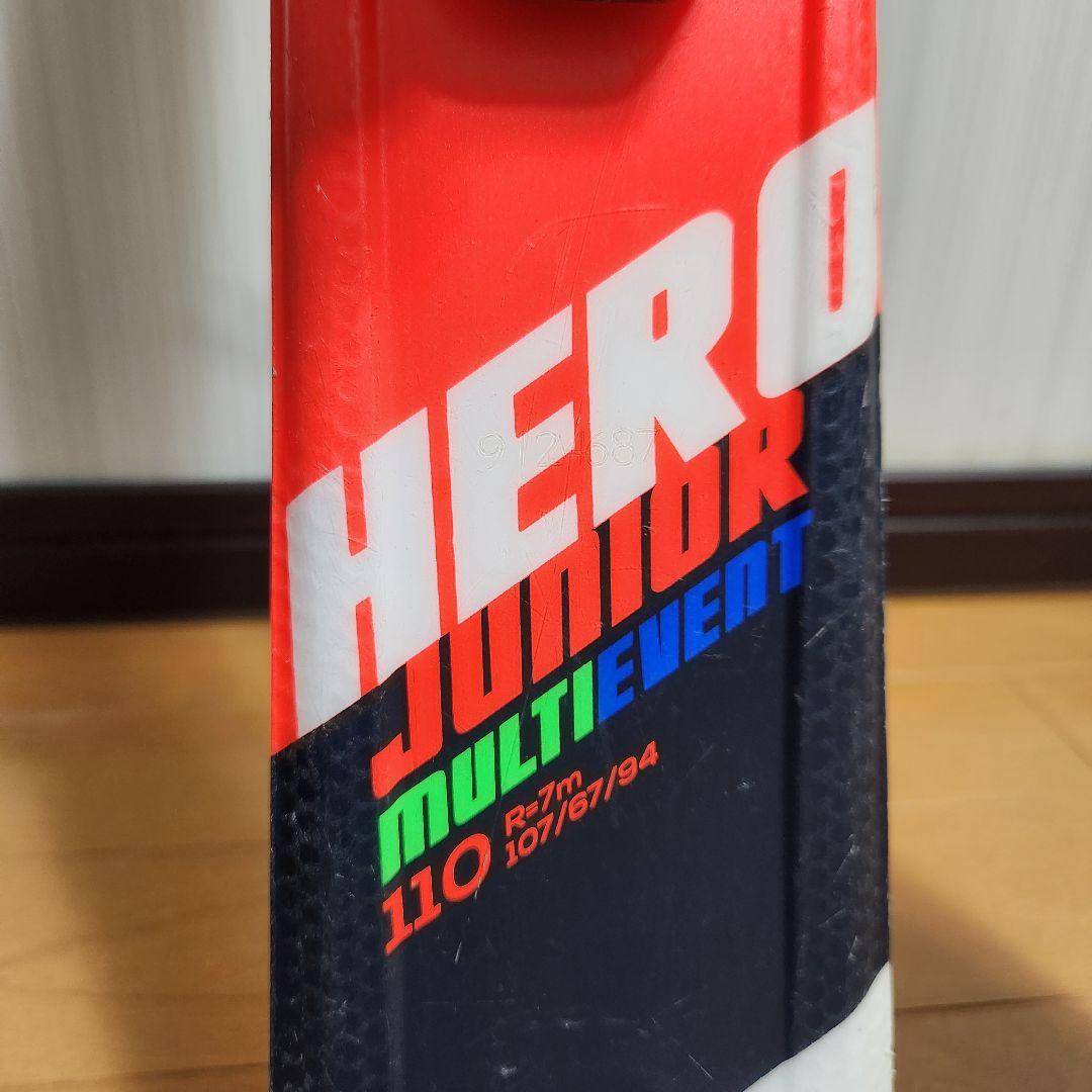 美品♪ROSSIGNOL HERO 110cm KID-Xビンディングセット