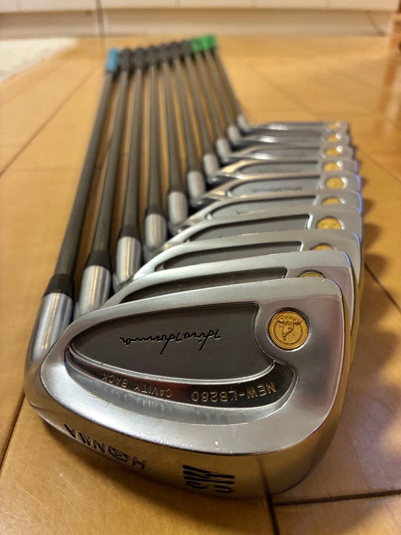 【希少 HONMA NEW-LB280 ★★★★ 金モグラ 10本