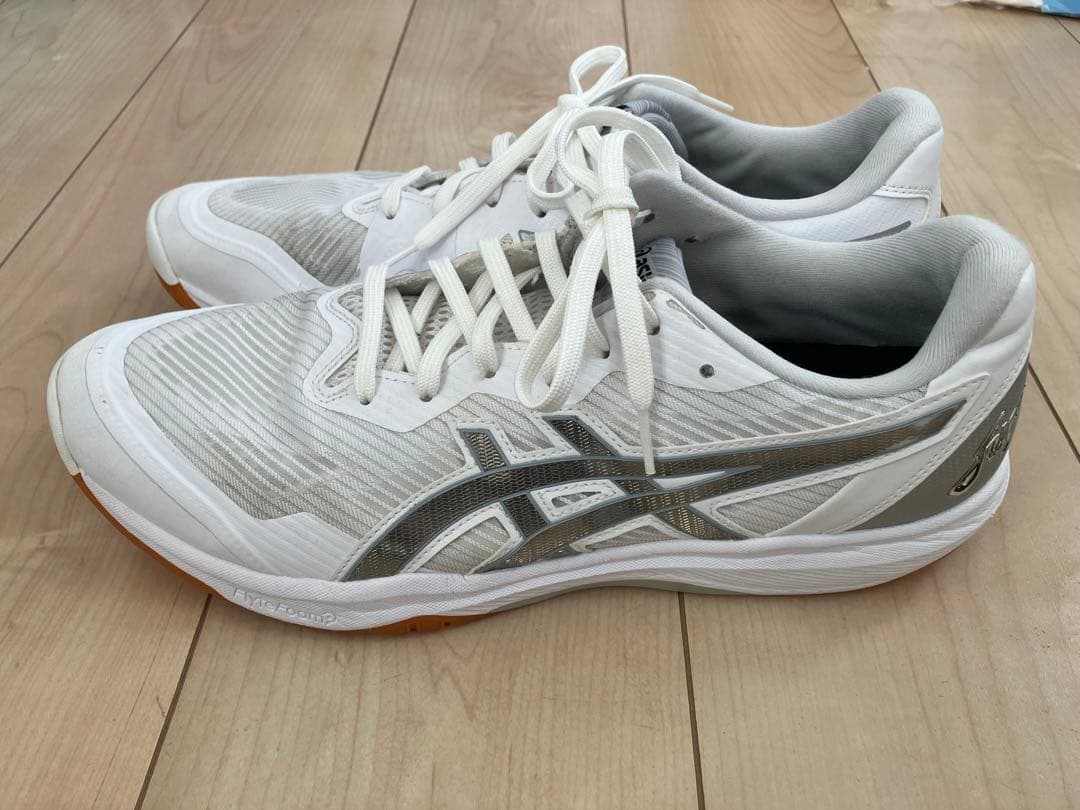 ASICS バレーボールシューズ　29cm ホワイト/シルバー