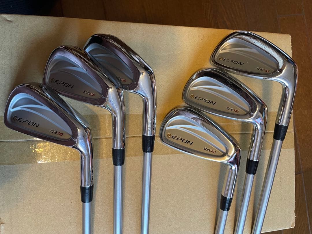 美品！エポン sus316 forged EPON 限定 アイアン6本セット
