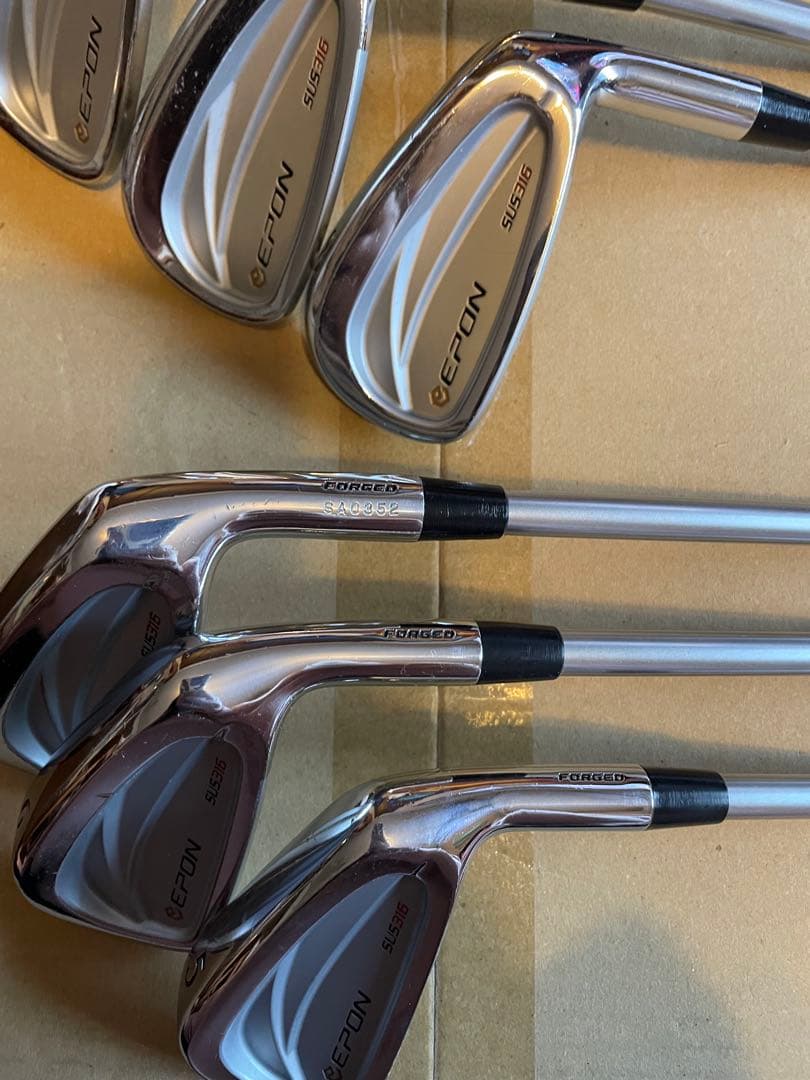 美品！エポン sus316 forged EPON 限定 アイアン6本セット