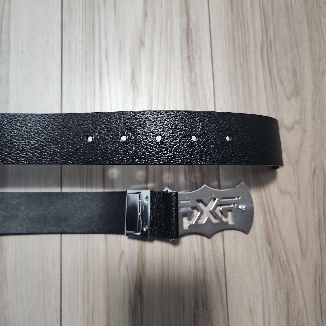 【セット品】PXG　メンズパンツ黒３２インチ　ベルト黒