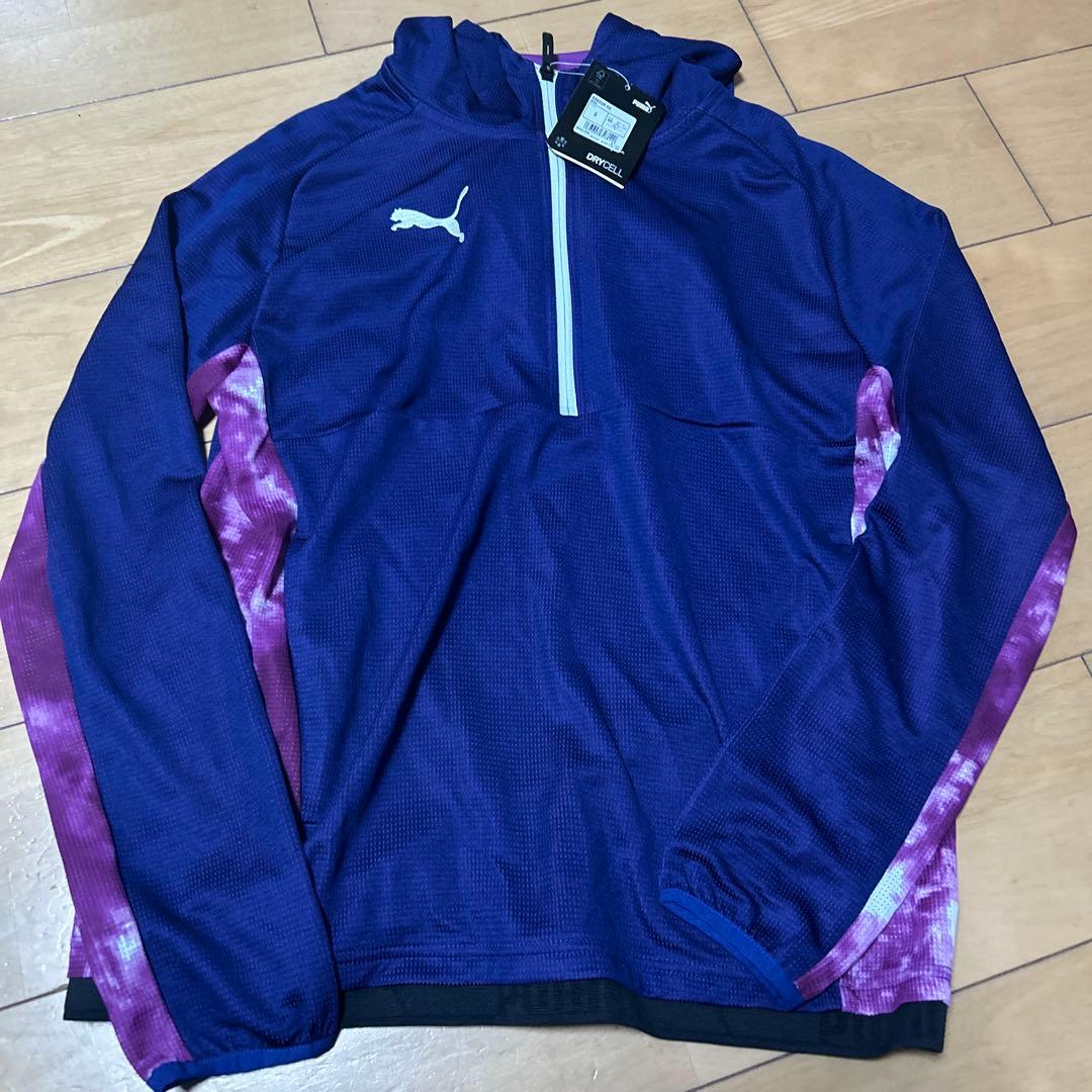 【新品】Puma DRYCELL フード付きウェア L 紫