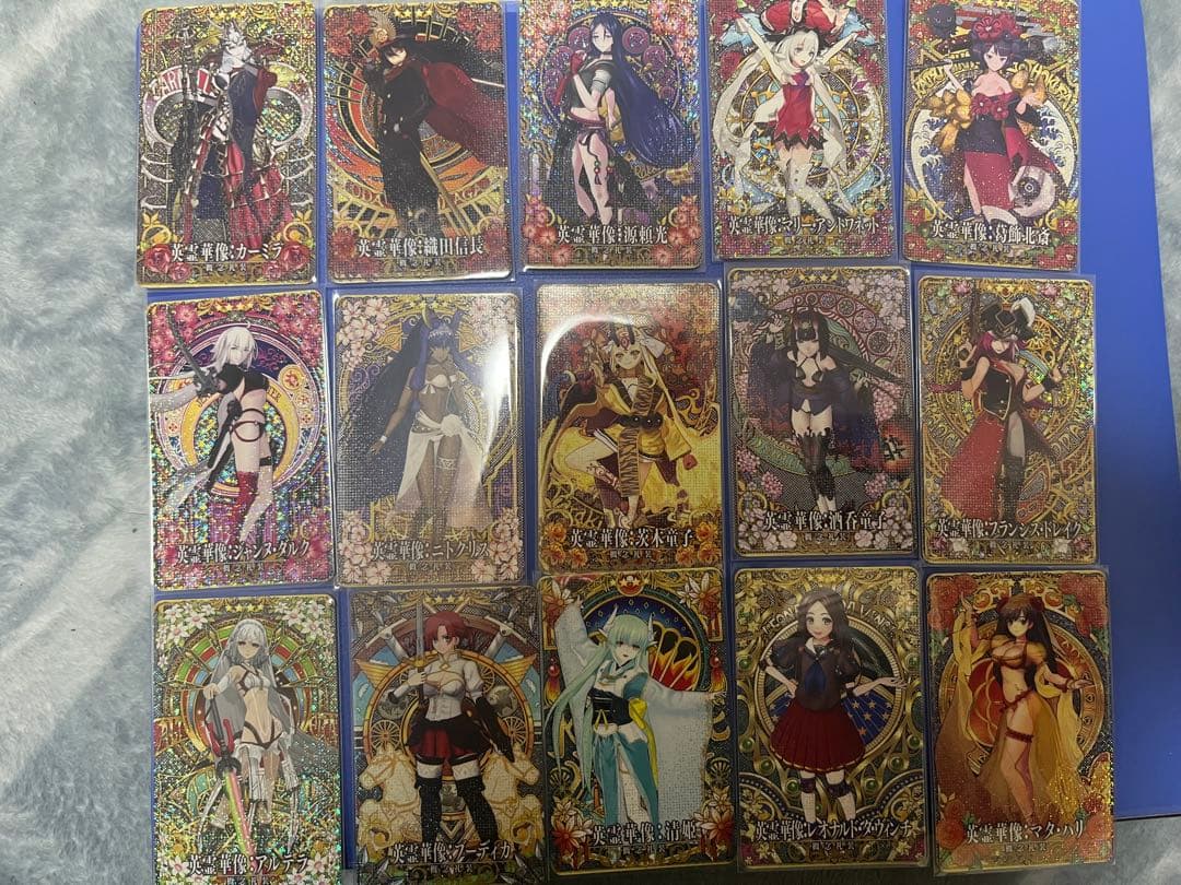 fgoアーケード FGO カード　英霊華像　59枚　フェイタル　バラ売り可能