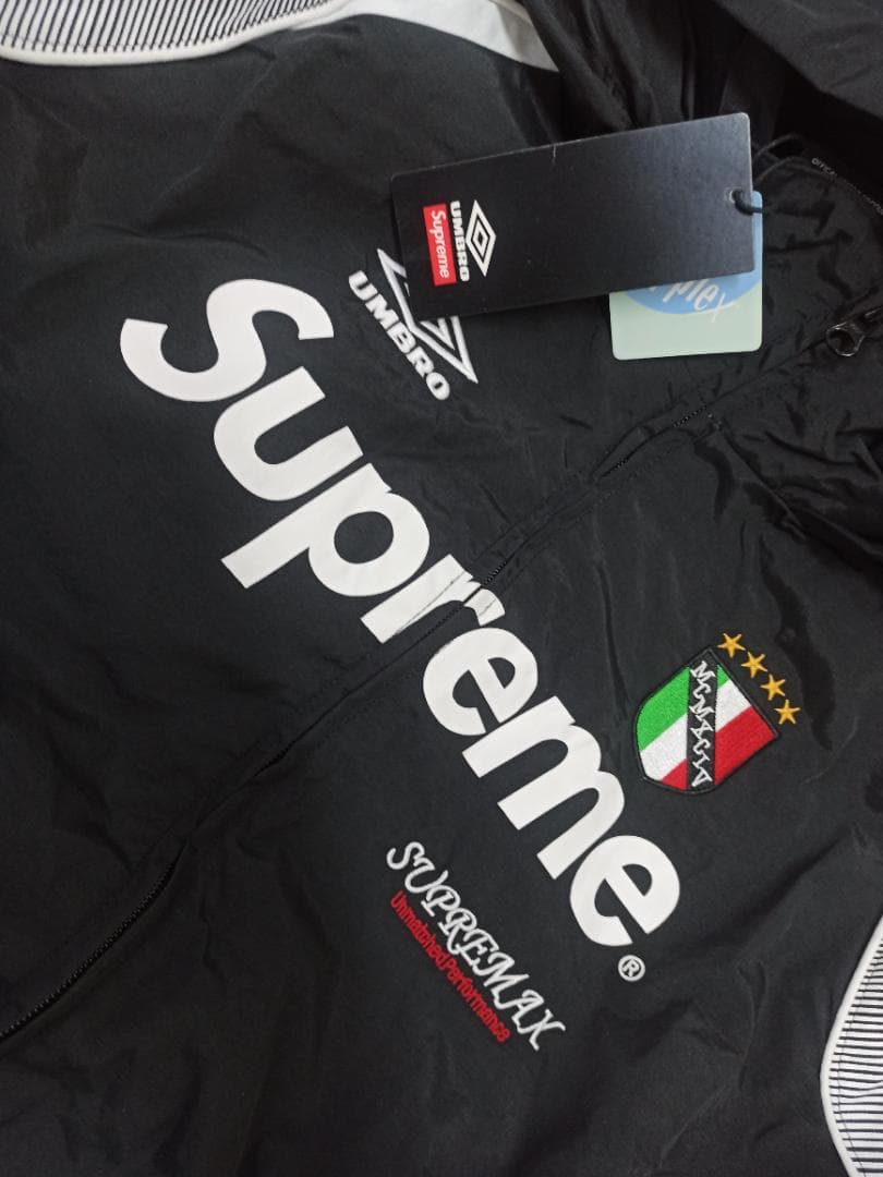 Supreme Umbro コラボ ジャケット 黒 M メンズ