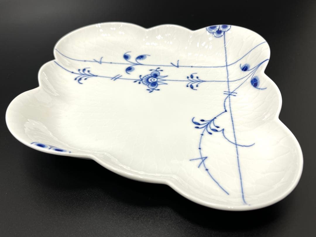 希少美品 ロイヤルコペンハーゲン ブルーパルメッテ　菱形
