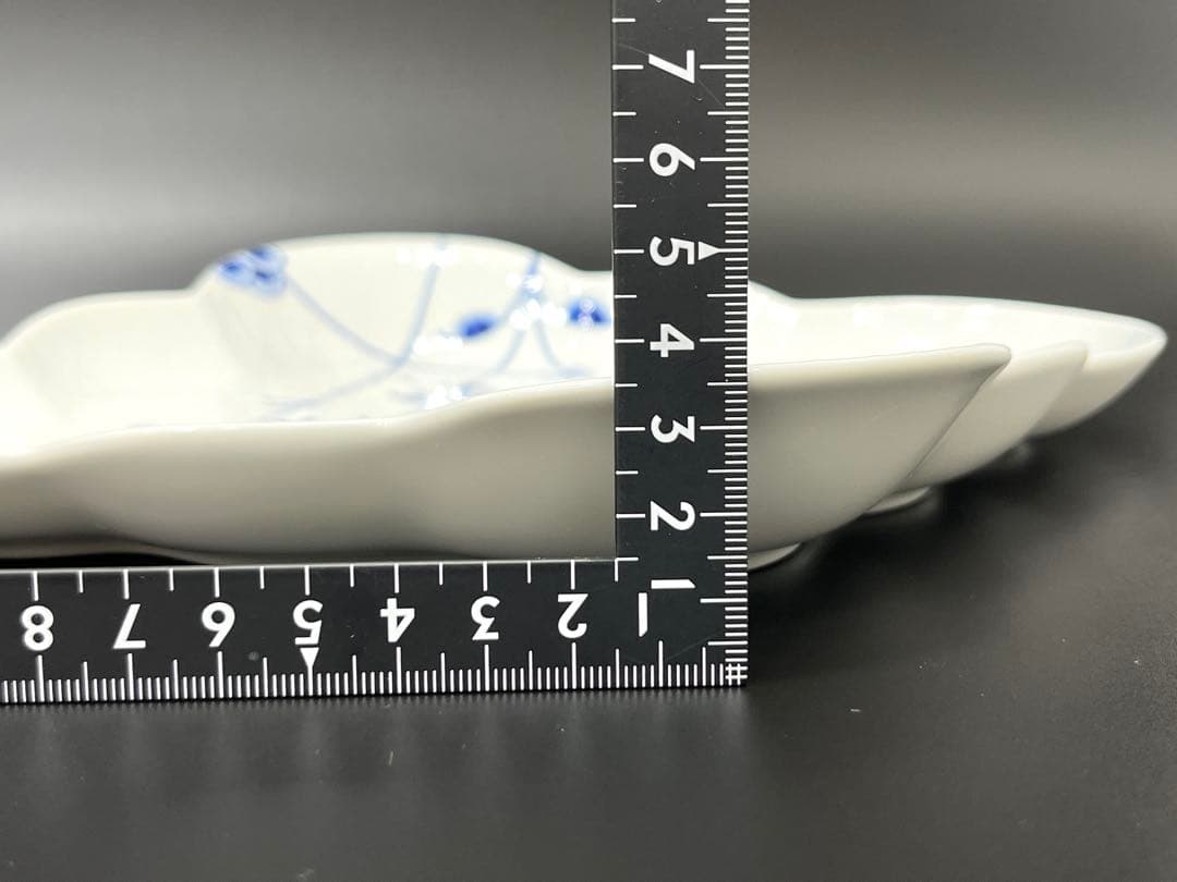 希少美品 ロイヤルコペンハーゲン ブルーパルメッテ　菱形