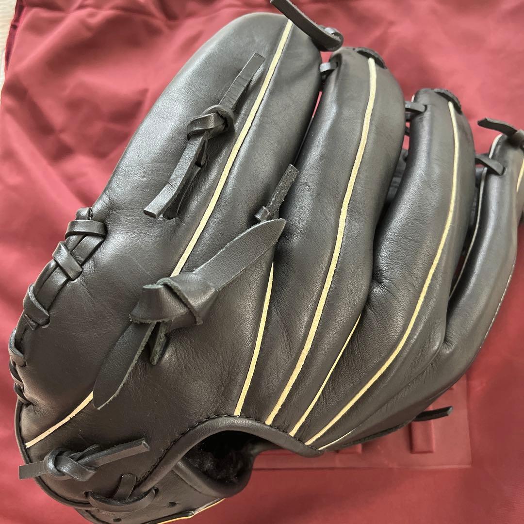 ZETT 野球グローブ 黒　軟式