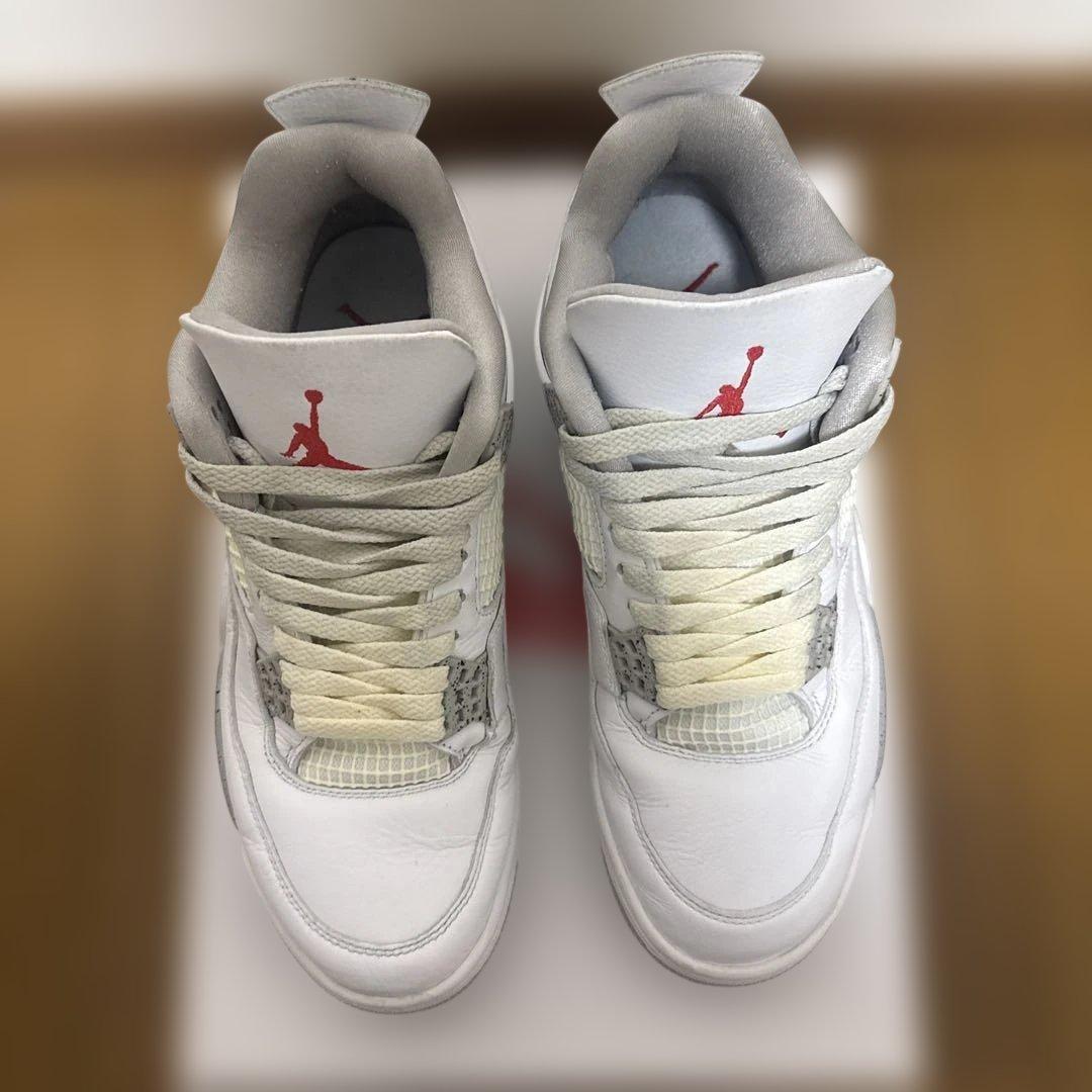 Air Jordan 4 ホワイト/グレー RETRO