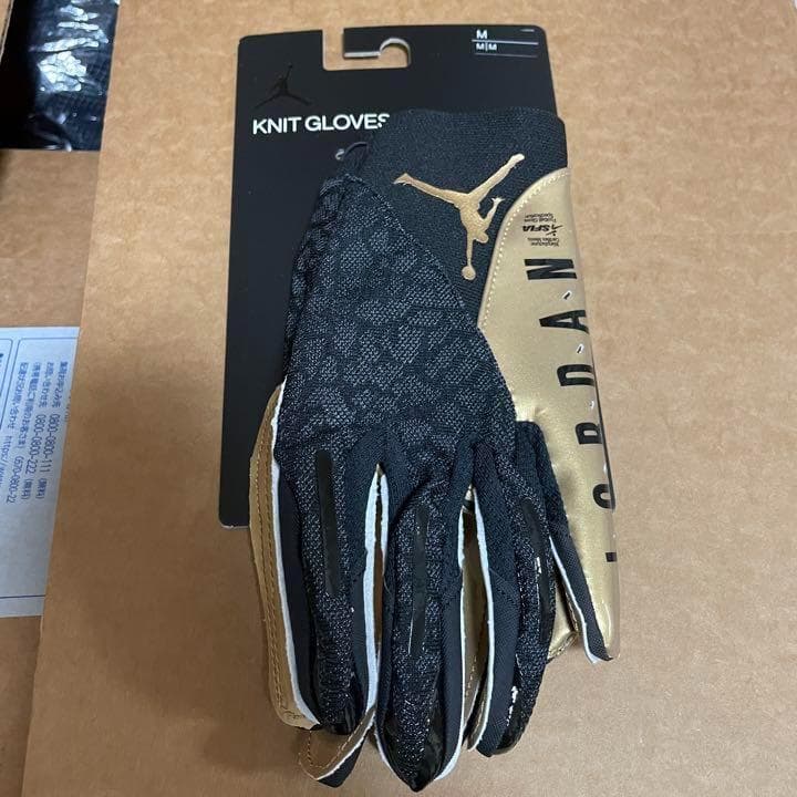 【新品】 アメフト Jordan Knit llic グローブ　黒　M