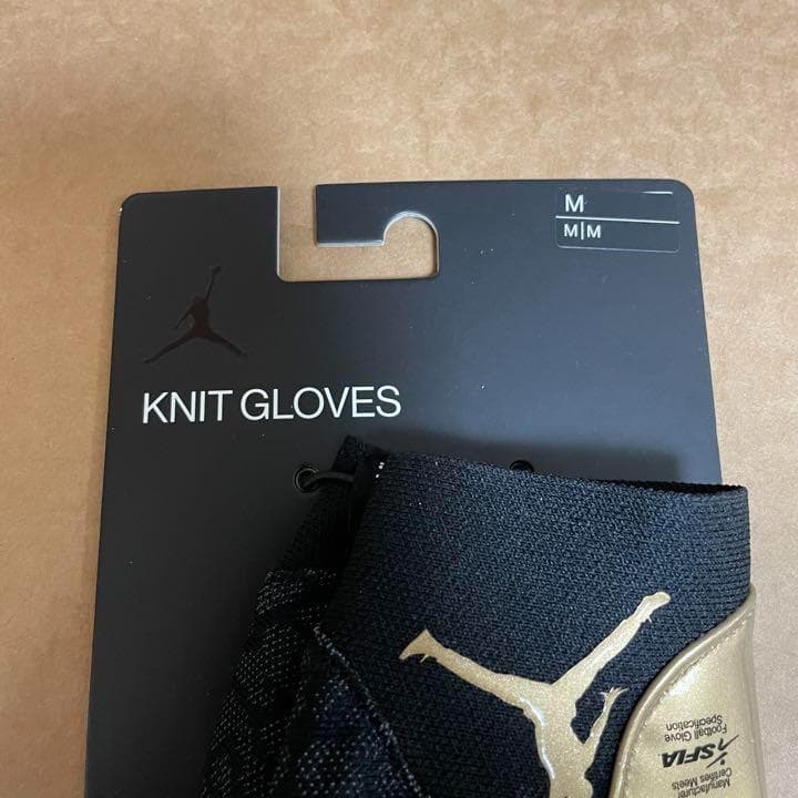 【新品】 アメフト Jordan Knit llic グローブ　黒　M