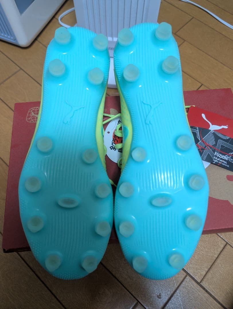 PUMA サッカーシューズ イエロー/ブルー
