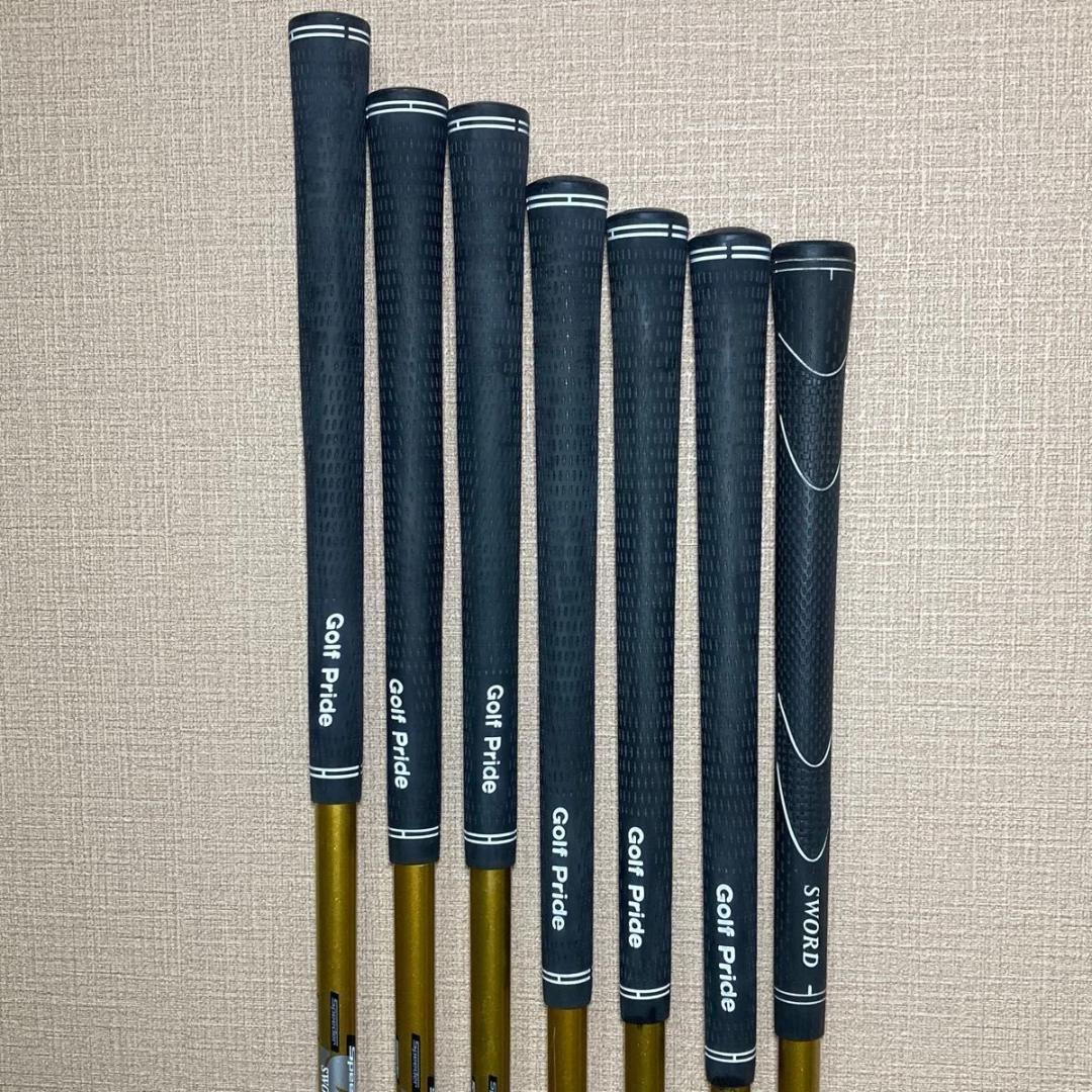 カタナゴルフ　SWORD ATC589α アイアン7本　スウォード