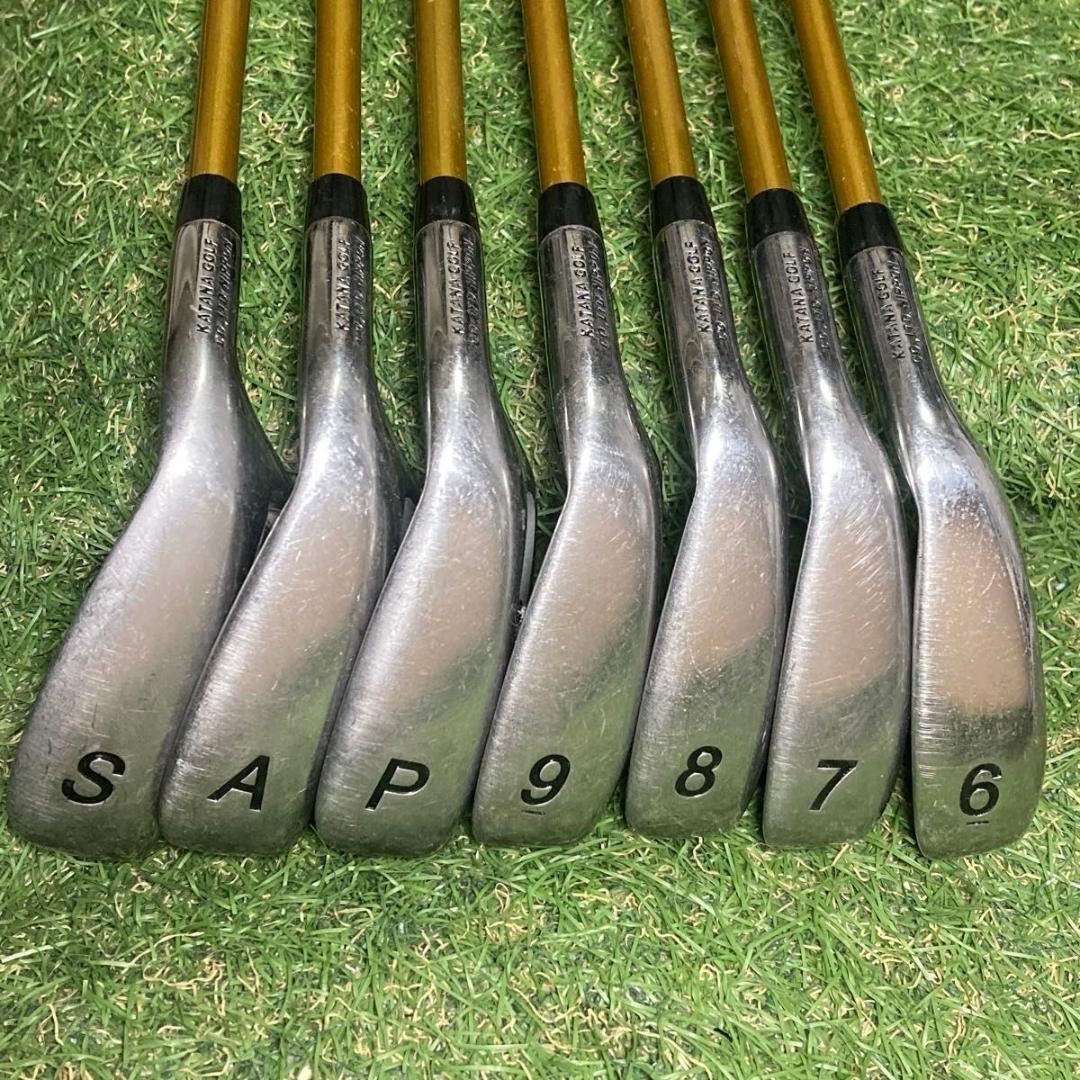 カタナゴルフ　SWORD ATC589α アイアン7本　スウォード