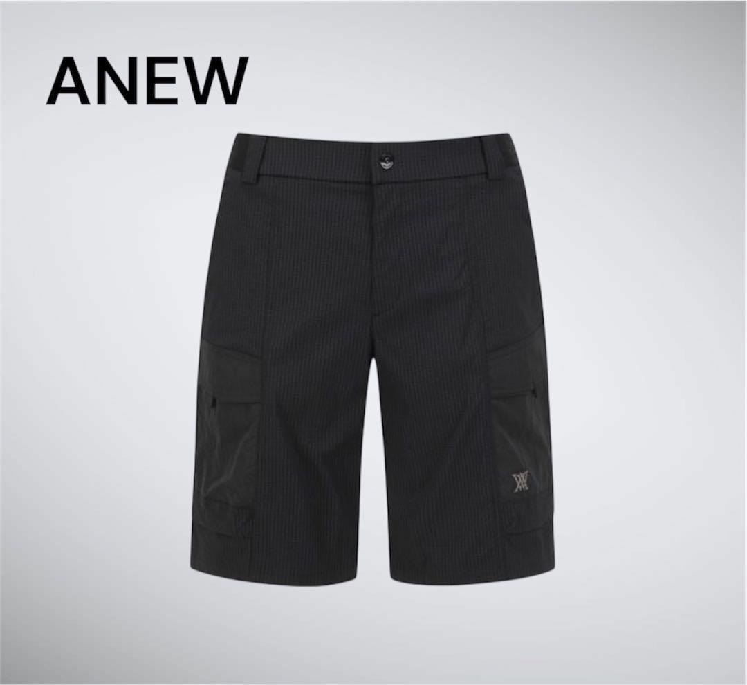 完売品⭐️新品タグ付き❤️Ｍ　ANEW メンズ ショートパンツ ブラックセットアップ
