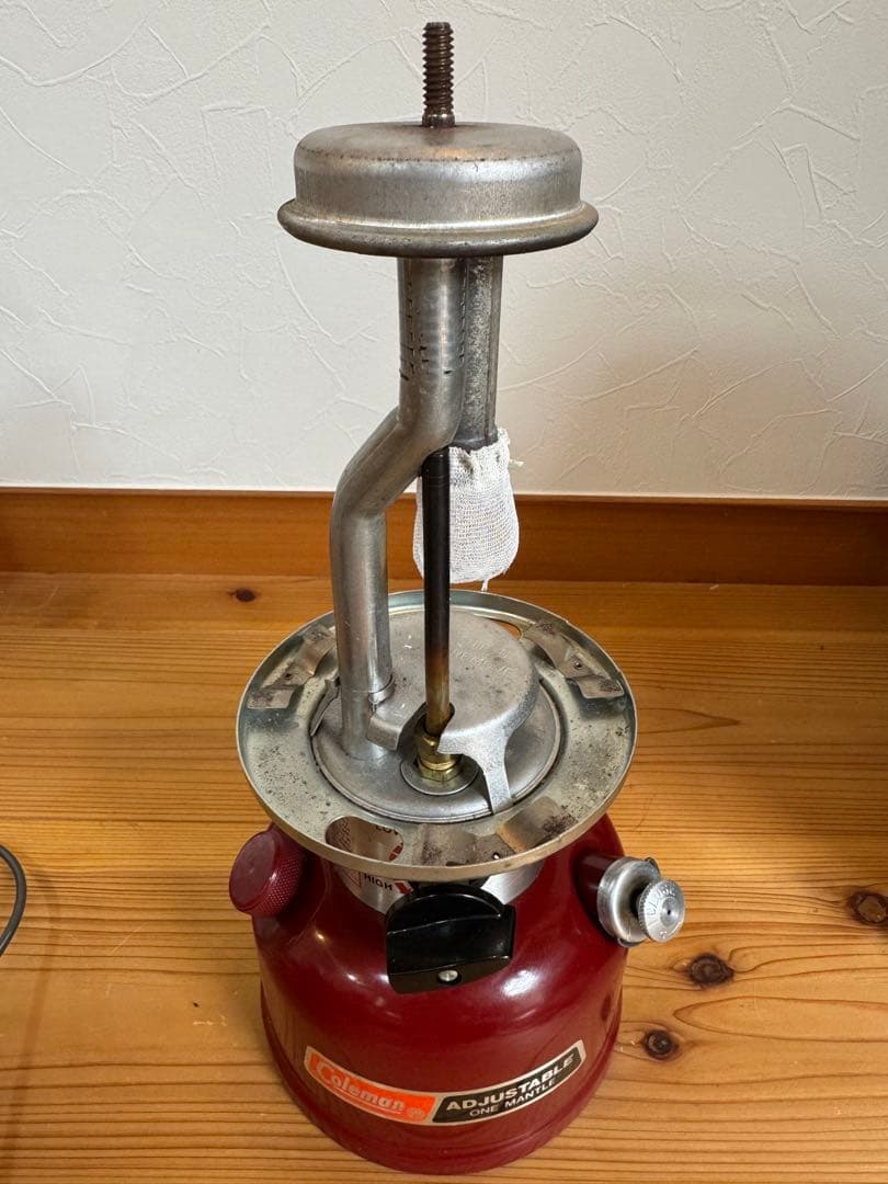 Coleman 286A 1990年製 ワンマントルランタン 赤 動作未確認