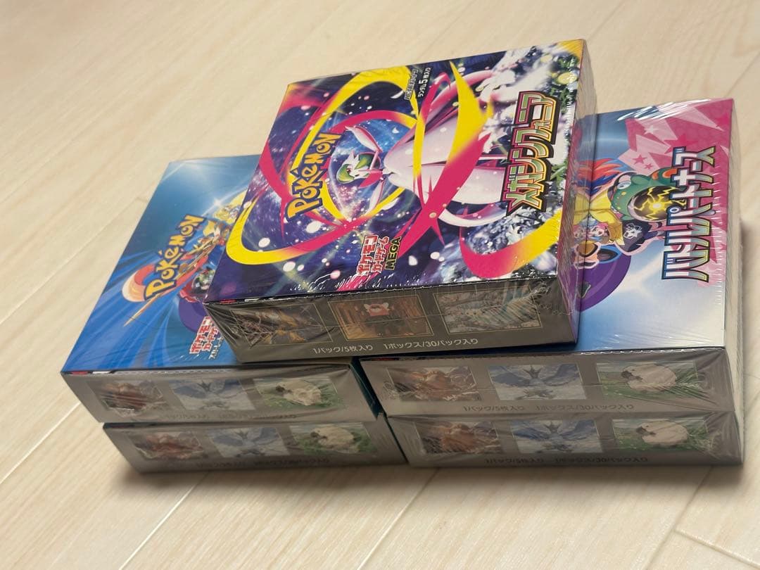 【新品未開封】バトルパートナーズ　メガシンフォニア BOX シュリンク付き　5箱