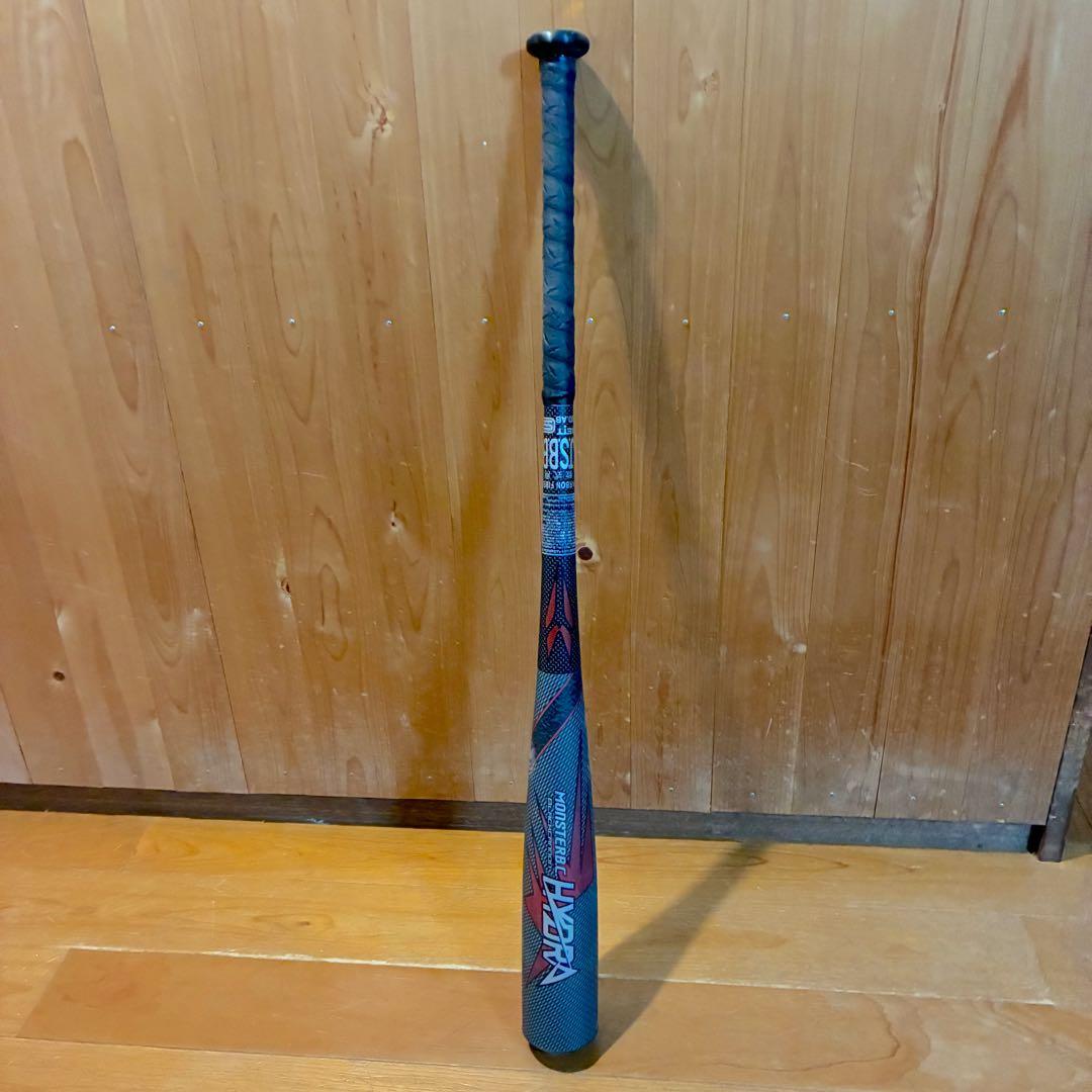 【美品】ZETT 一般軟式バット モンスターブラックキャノンヒドラ 85cm