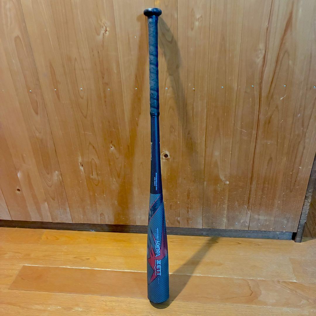 【美品】ZETT 一般軟式バット モンスターブラックキャノンヒドラ 85cm